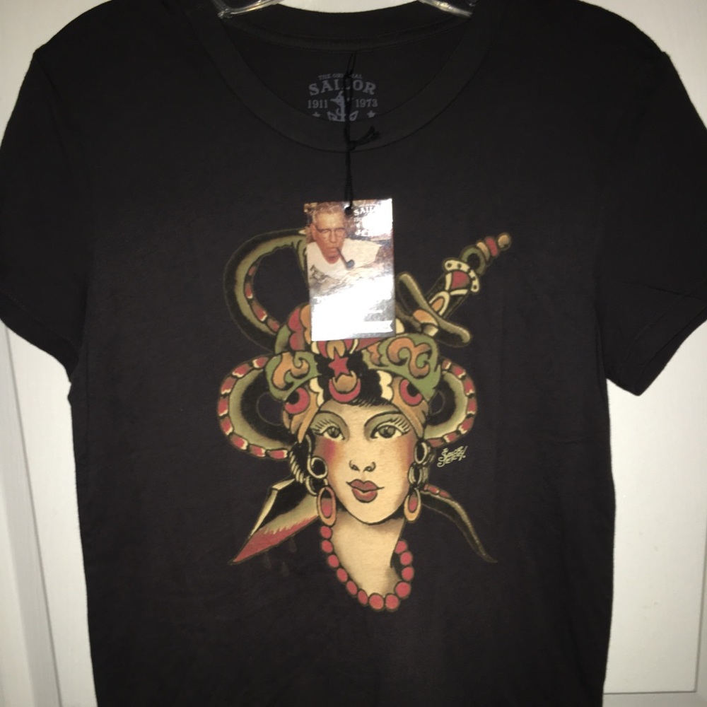 Brand NEW Women’s Sailor Jerry T-Shirt Sz.X Large